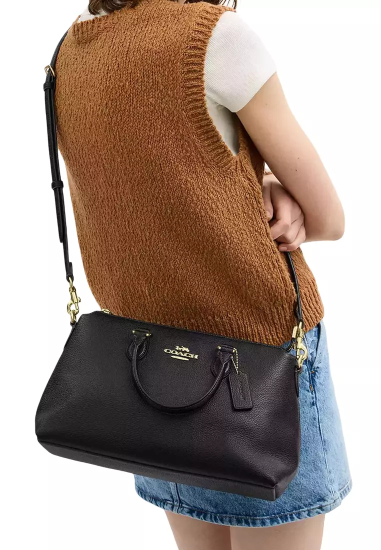 Buy Coach Georgia Satchel Bag - Black CR156 2026 Online | ZALORA