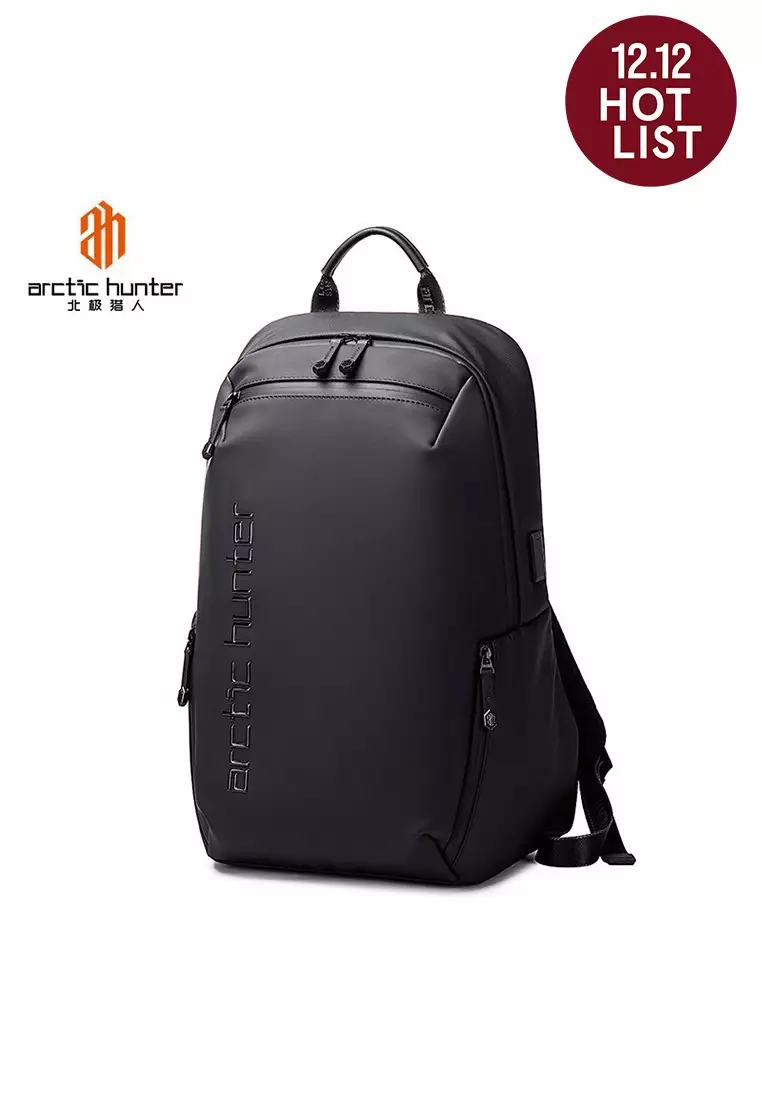 Arctic Hunter Tas Ransel Kasual Backpack Laptop 17 Inch B00423 - BLACK