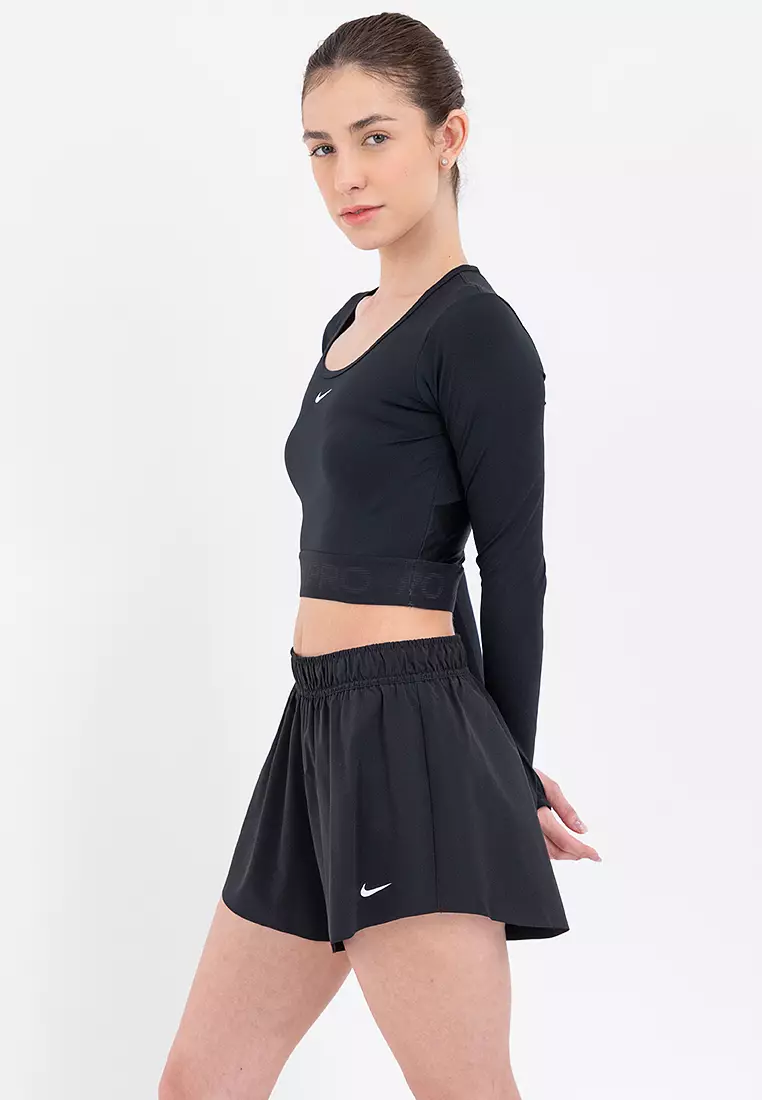 Nike Pro Women's Dri-FIT Cropped Long-Sleeve Top