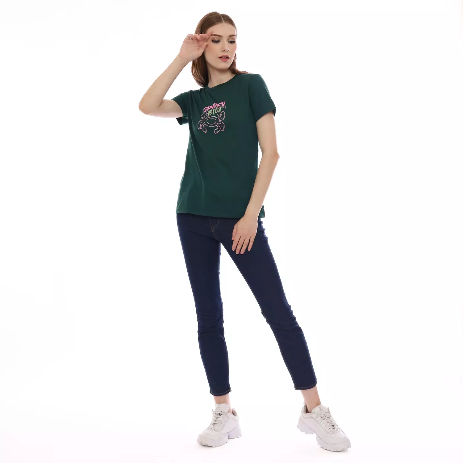 Spyderbilt Kaos Lengan Pendek Wanita Coraline Planet Surf