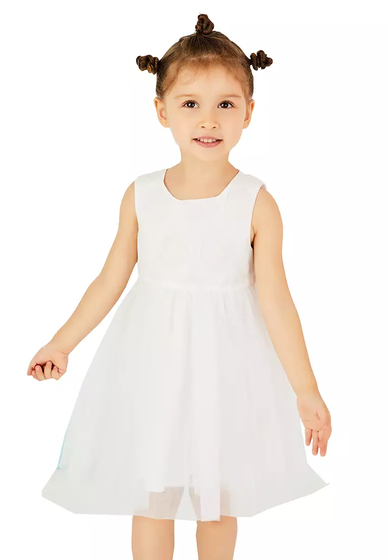 Mesh flare deals dress