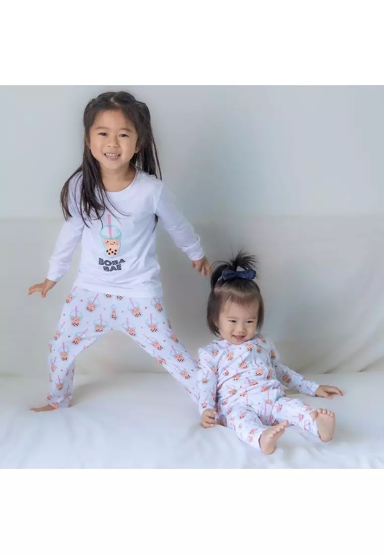 Bamboo Blend Two Piece Pajama Set - Boba