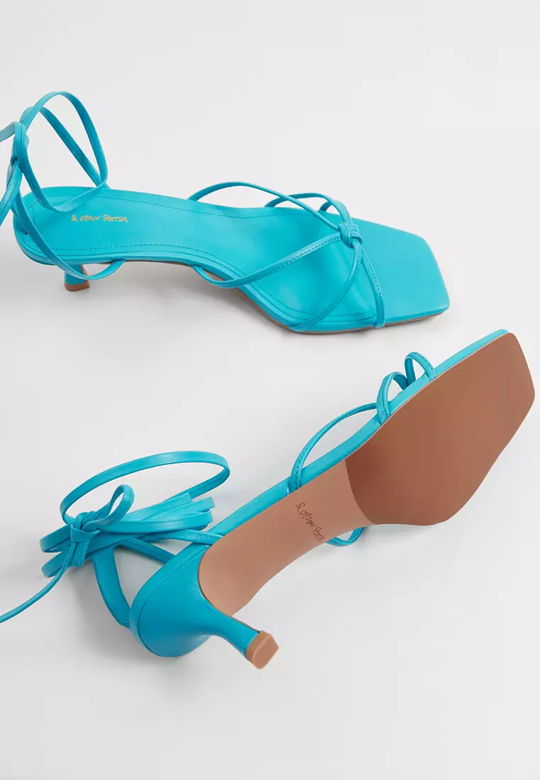 Buy & Other Stories Strappy Kitten Heel Leather Sandals 2024 Online