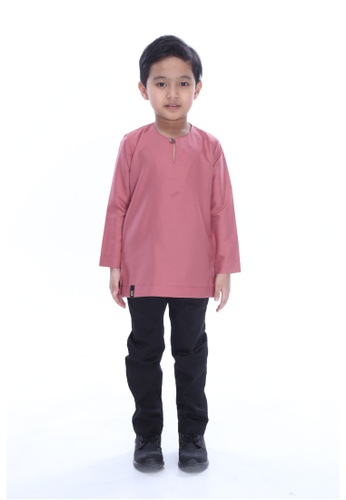 Amar Amran pink Kurta Johor For Kids D19F7KA4DE758CGS_1
