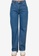 Trendyol blue Petite High Waist Wide Leg Jeans C6B08AA70E1058GS_1