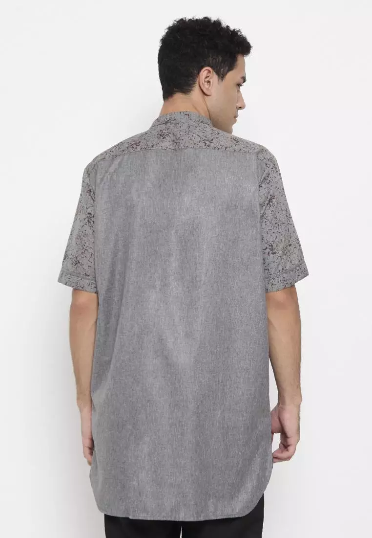 Zayidan Baju Koko Gamis Muslim Pria Fudail Pdk - Abu Polos