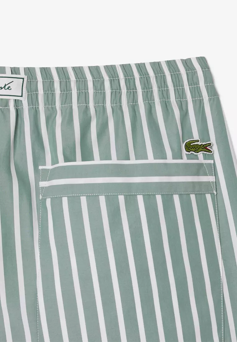 Relaxed Fit Striped Shorts