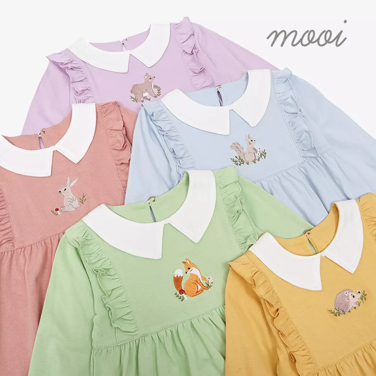 Mooi Dress Anak Perempuan Jisoo Dress - Tea Green
