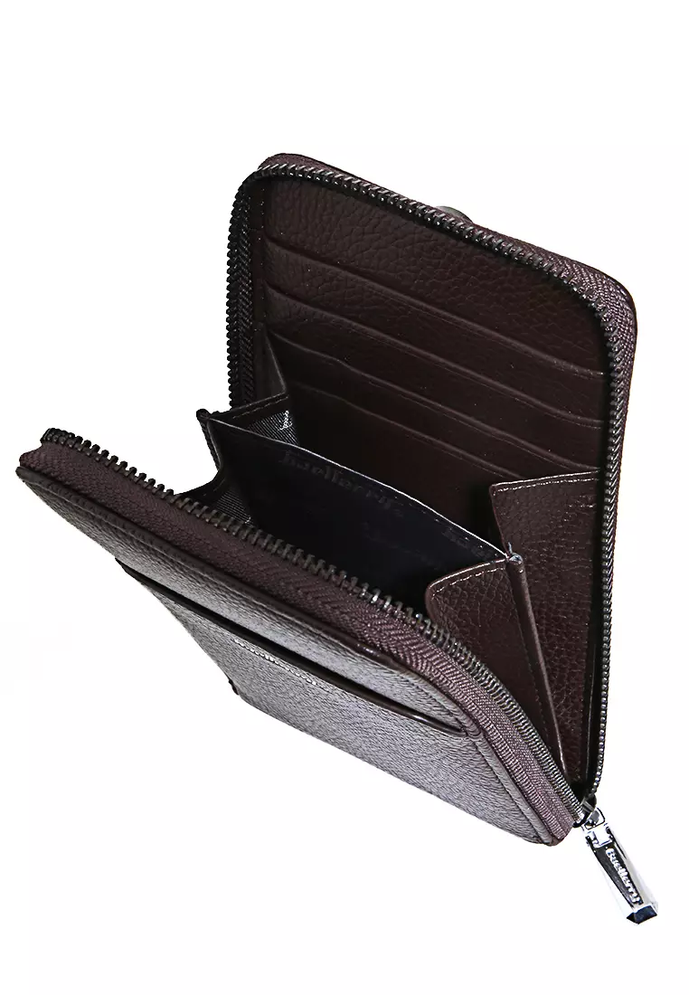 Dompet Pria Wanita Model Panjang Handle Strap Many Slot Material Leather ORIGINAL