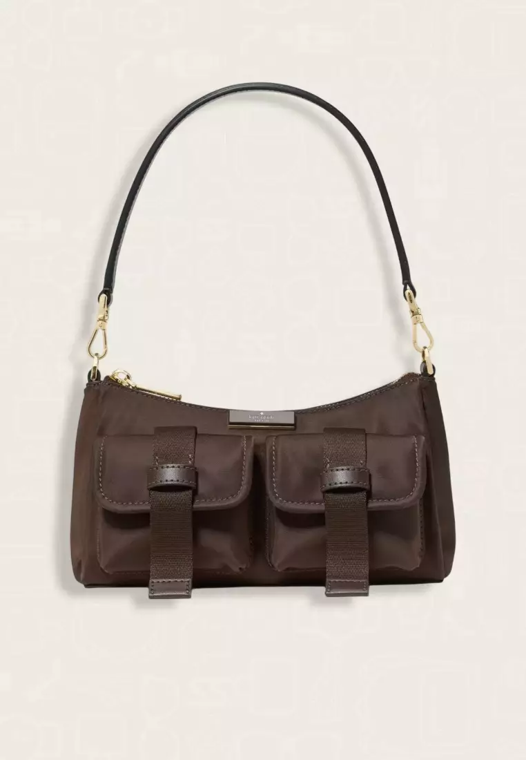Kate Spade Carter Ksnyl Cargo Crossbody Bag Hot Fudge