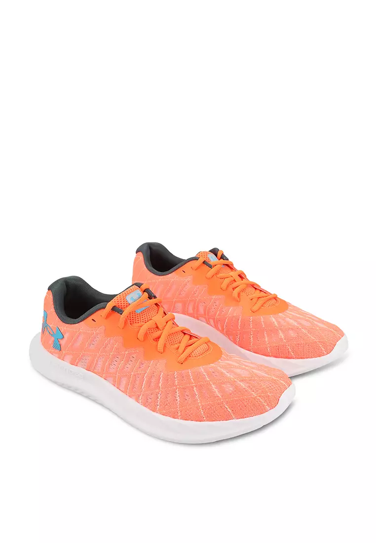 orange under armour shoes womens