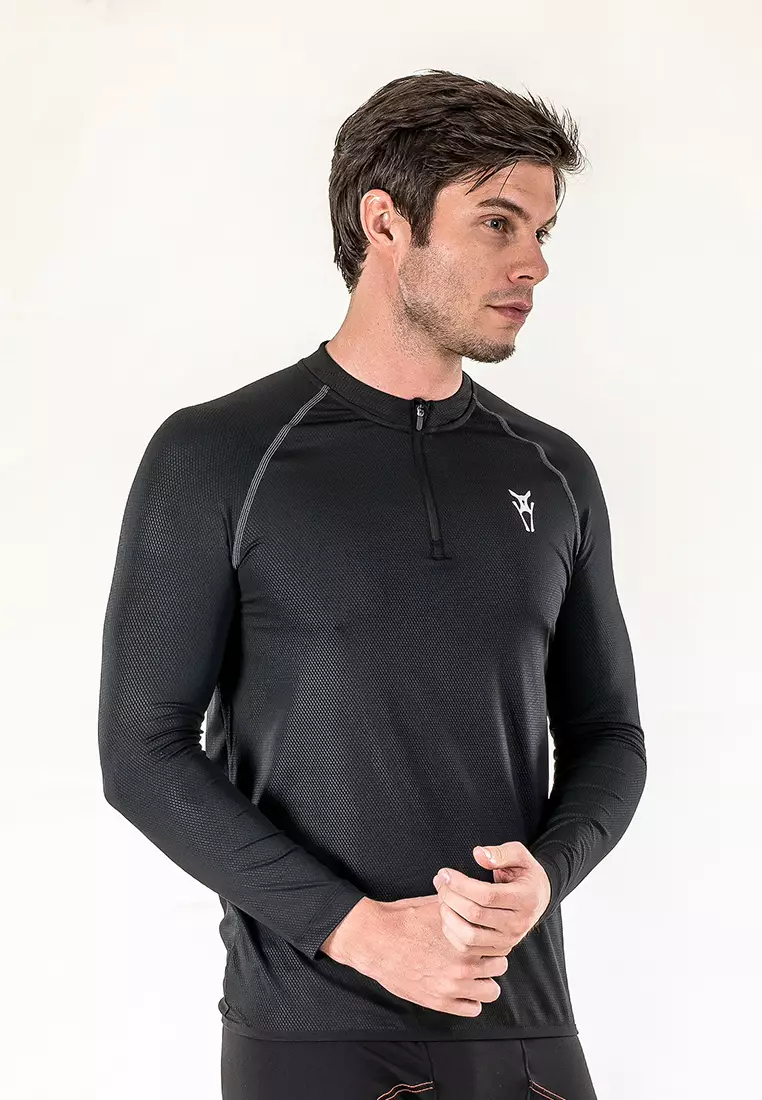 Men Alacrity Long Sleeve Top (Black)