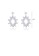 Glamorousky white Fashion Elegant Hollow Geometric Star Earrings with Cubic Zirconia 759E4AC584B698GS_2