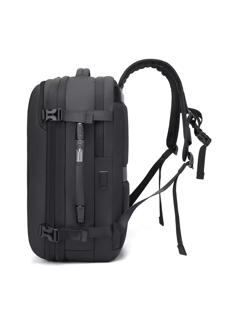 Bange Prime Vacuum Compression Compartment Travel Backpack with Electrical Pump and Intergrated Weight Handle