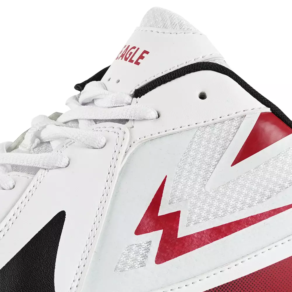 Eagle Sepatu Badminton Mirage - PUTIH/MERAH/HITAM