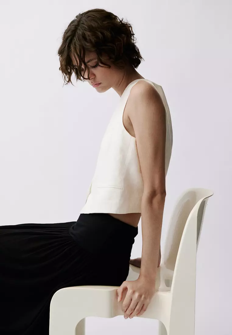 Linen Suit Waistcoat