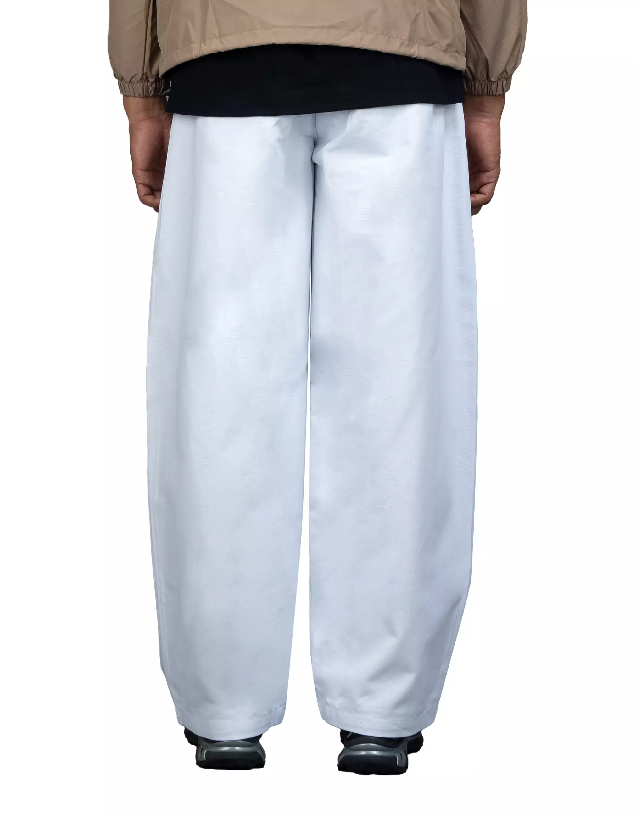 Gloaming Celana Barrel Twill Baggy Unisex White