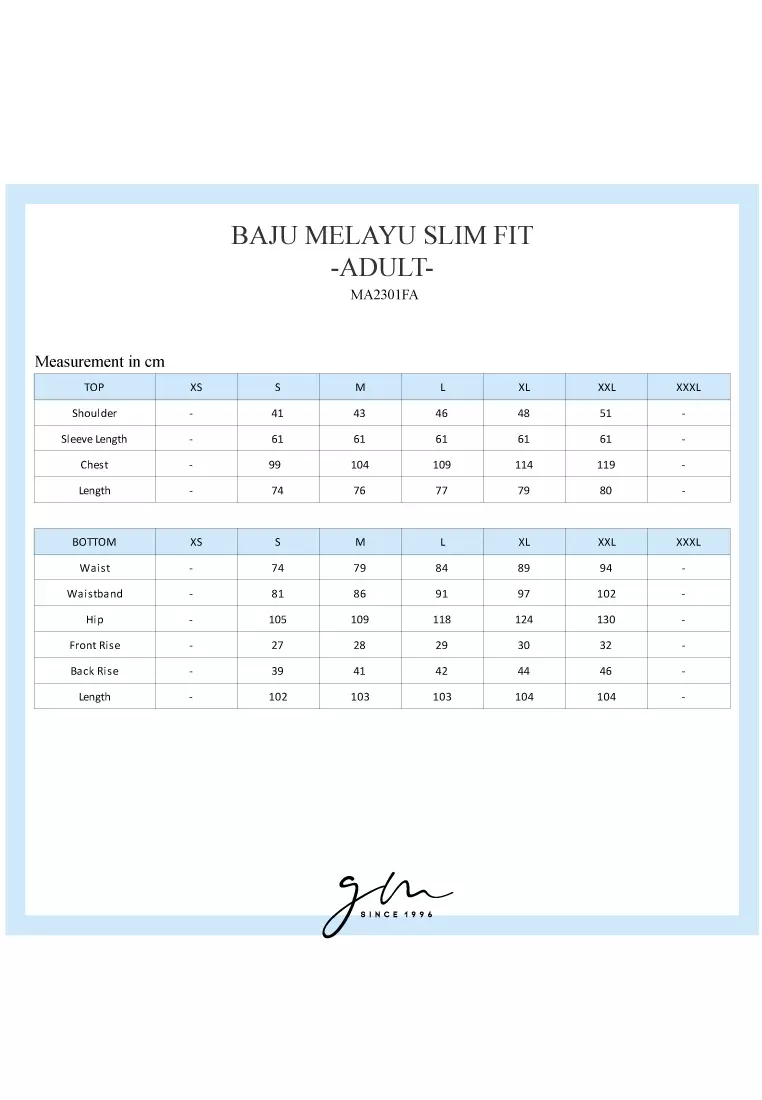 Baju Melayu Slim fit 2301