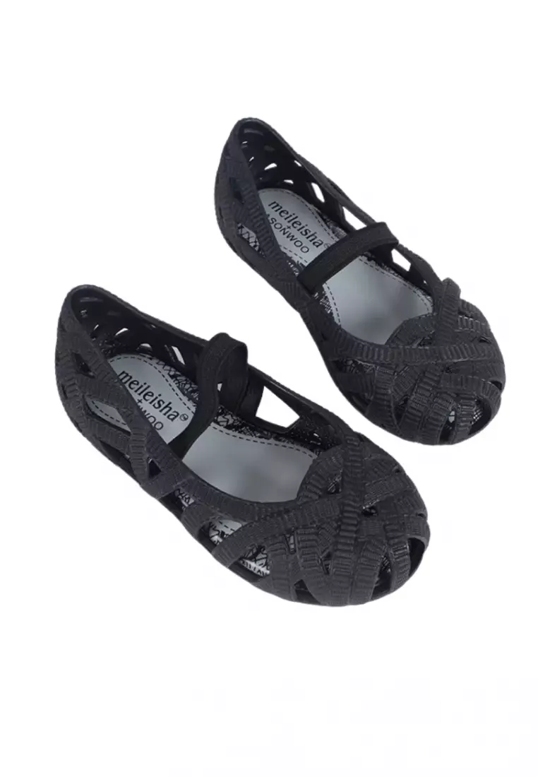 Discount on Raising Little  shoes - SKU: Cartin Sandals - Black