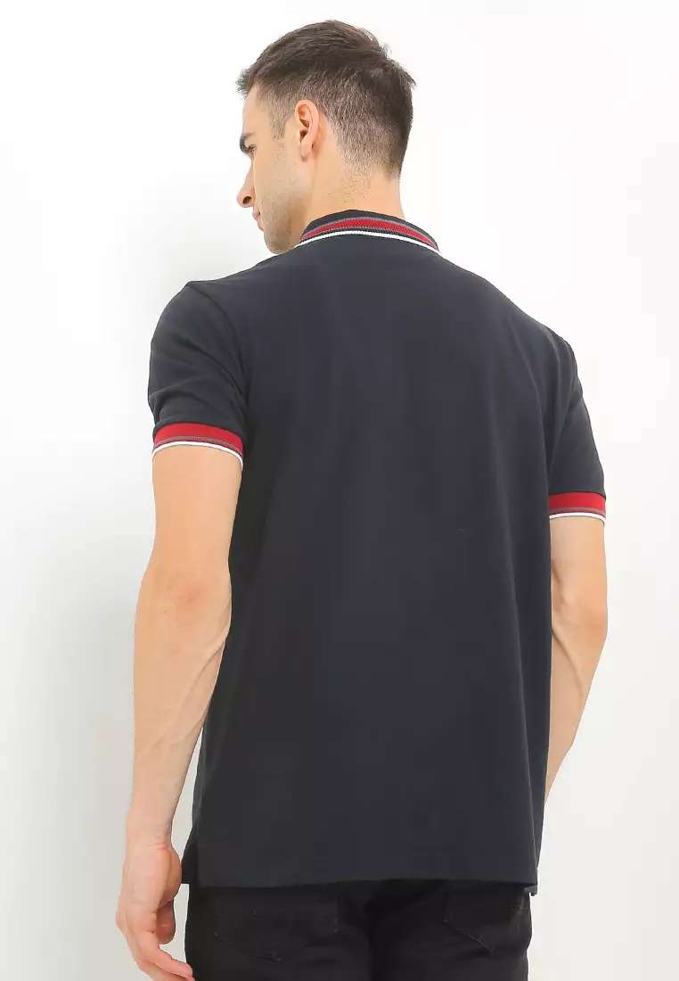 Ginova Stripe Collar Polo