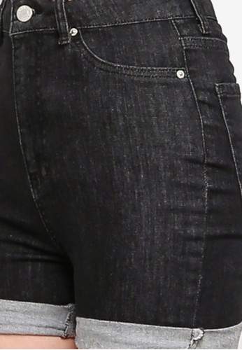 Jual Trendyol Black Denim Shorts Original Zalora Indonesia