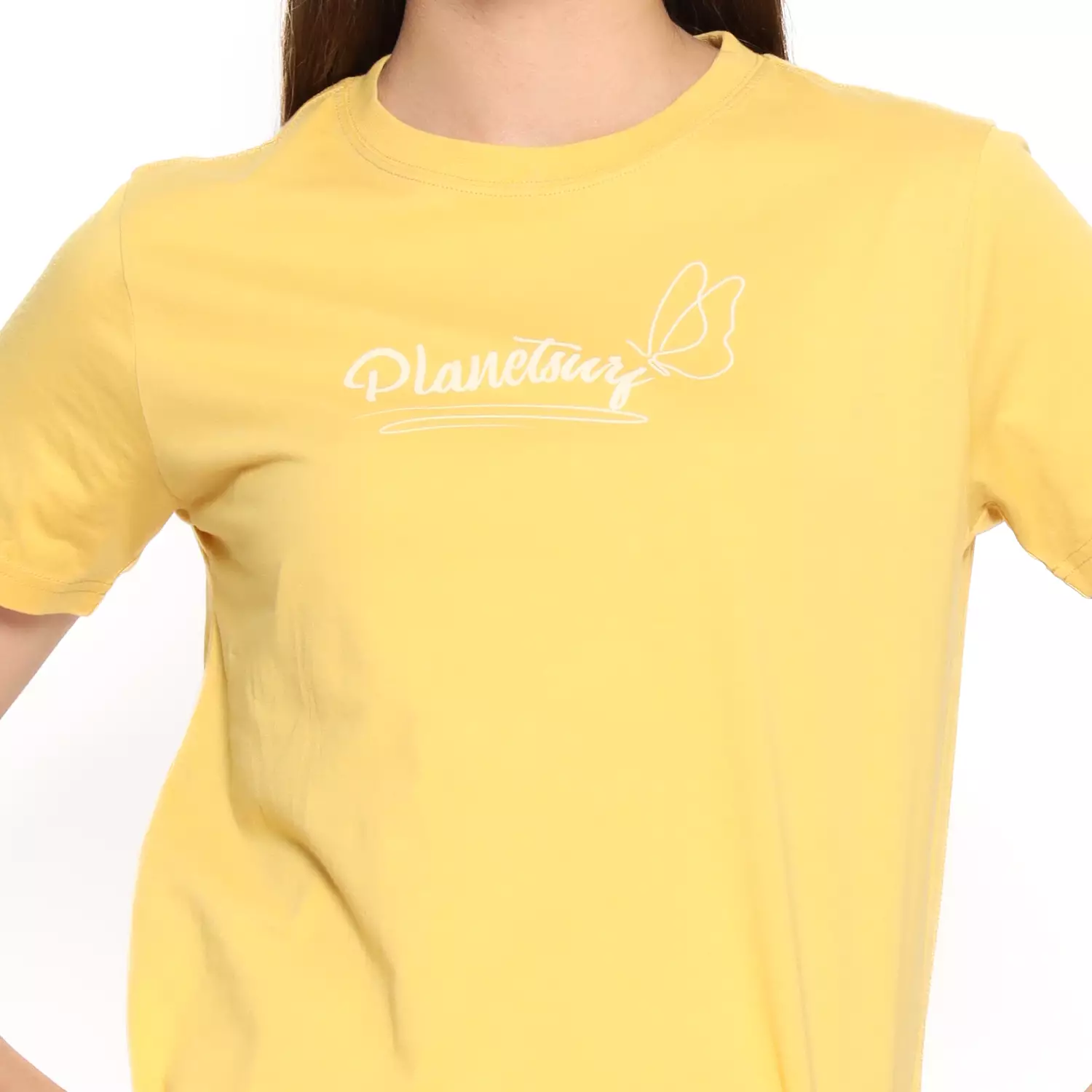 Planet Surf Clothing Kaos Lengan Pendek Wanita Hesty Ladies Bassic Tee 231C Planet Surf