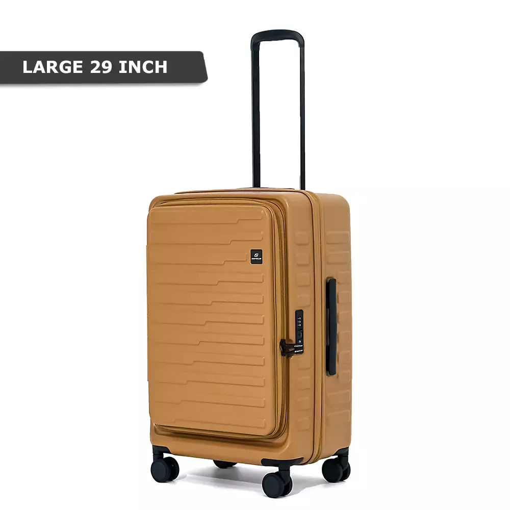 Navy Club Iconic Koper Hardcase - Koper PC 4 Roda Putar TSA Lock - Size 29 Inch Free Cover Koper
