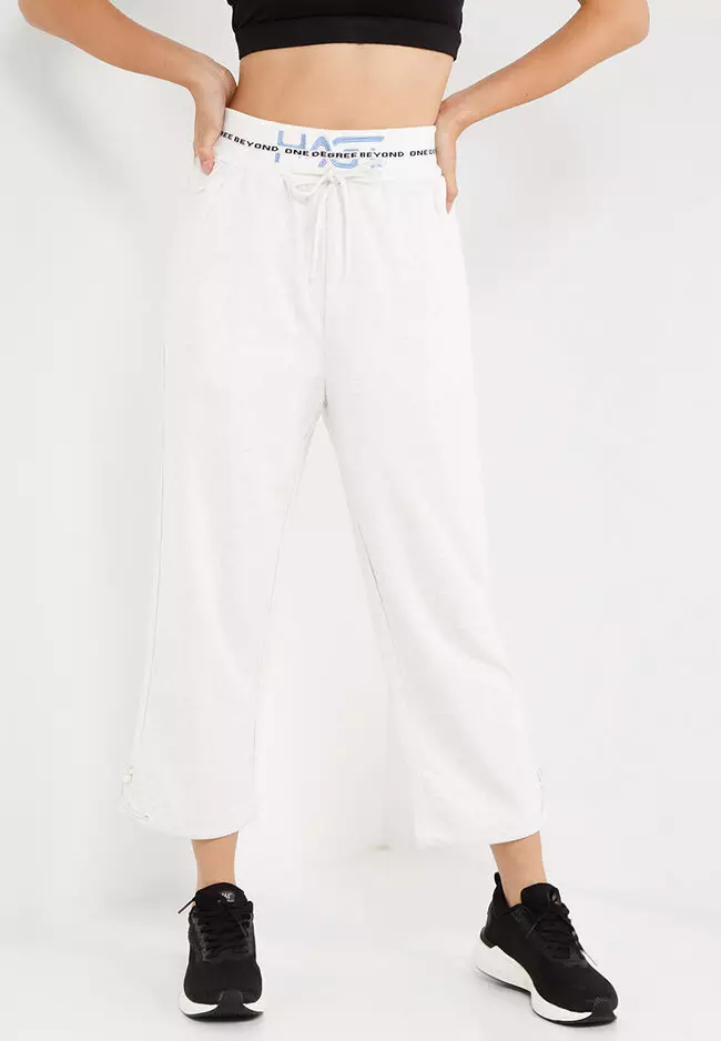 White cropped pants outlet