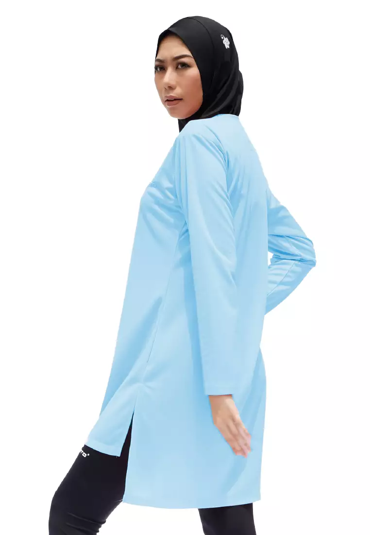 Tiento Aleeya Long Sleeve Dry Fit Basic Sporty Baju Kaos Olahraga Lengan Panjang Wanita Muslimah Remaja Dewasa Lari Gym Senam Yoga Tenis