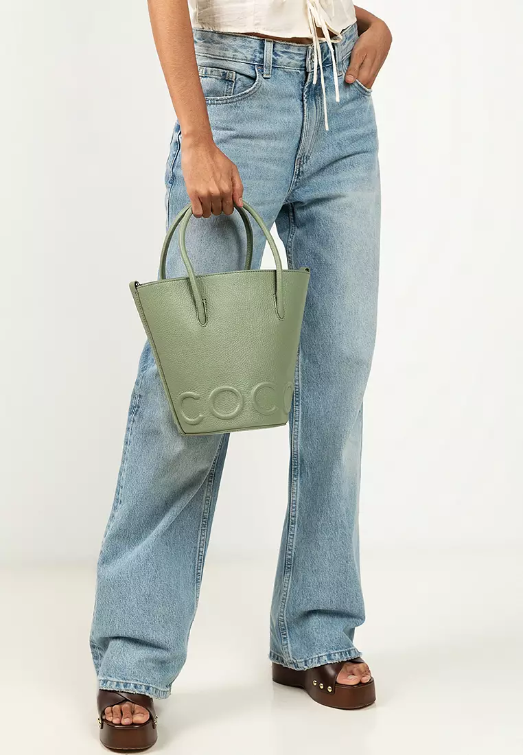 Myrtha Maxi Logo Medium Bucket Bag