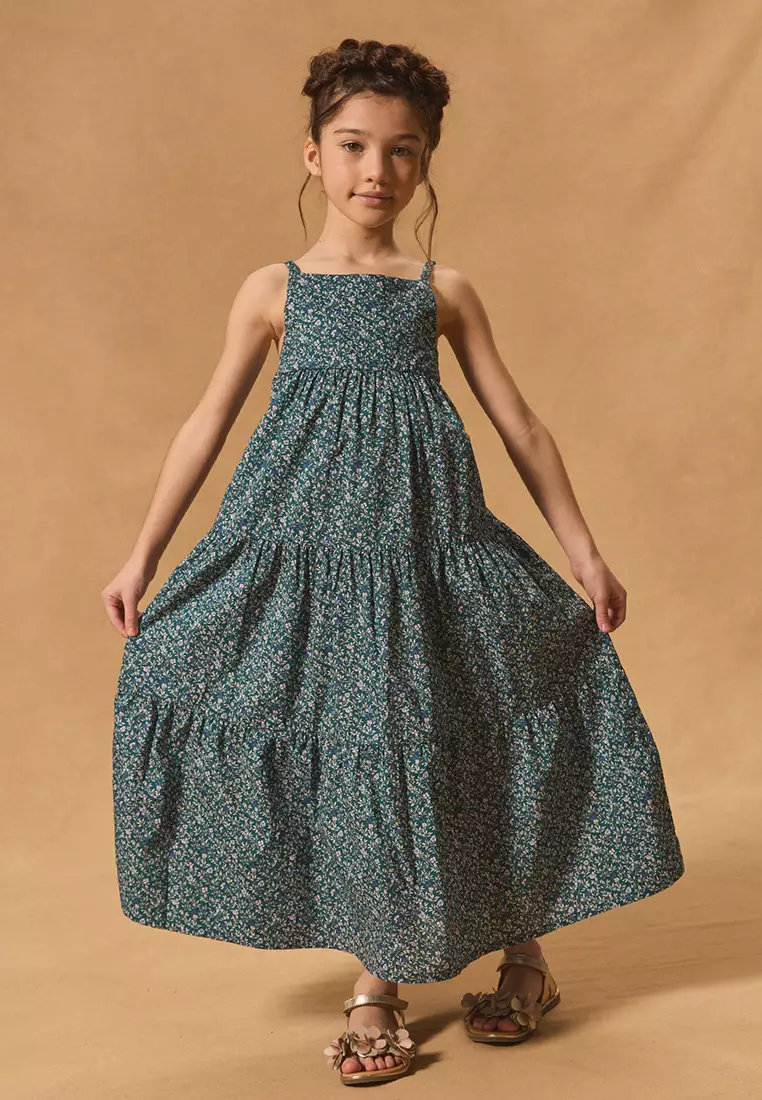 Blue sunbathing dress