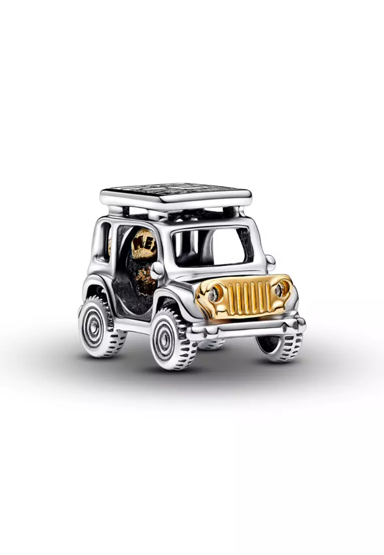 Pandora 14k Gold Plated Two-tone Adventure Car Charm