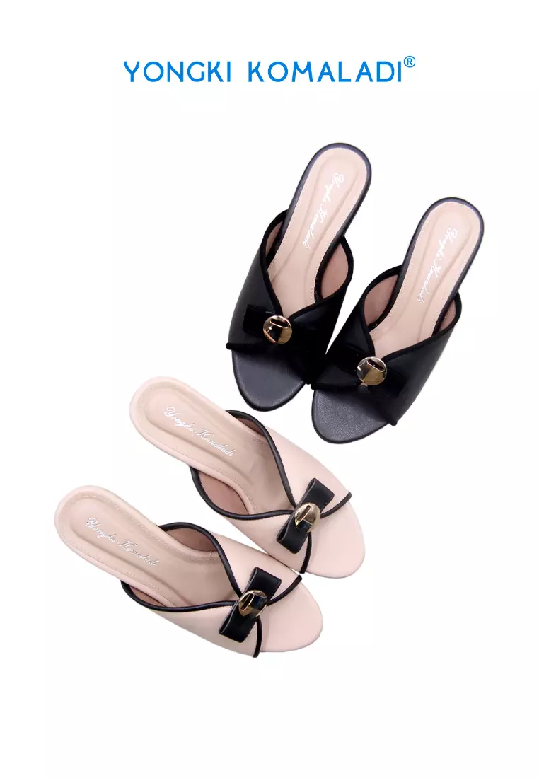 [ ORIGINAL ] YONGKI KOMALADI HEELS OL-AM7501-24 HITAM