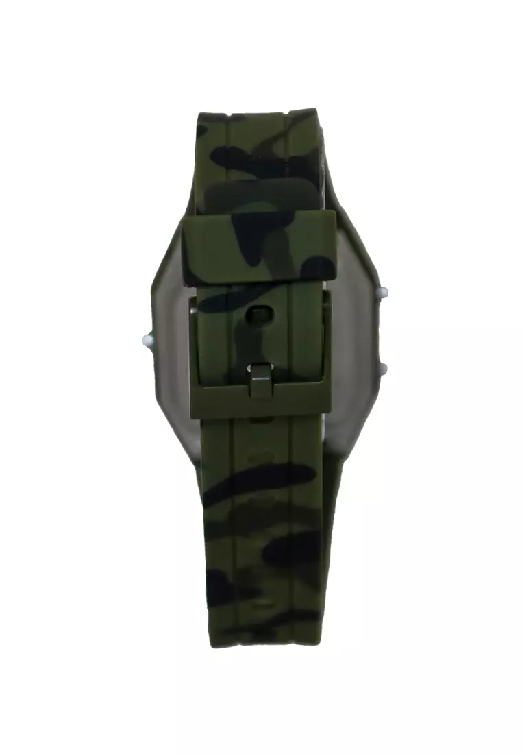 Axis Blake Camouflage Green Analog Digital Resin Unisex Watch AP3374-2503