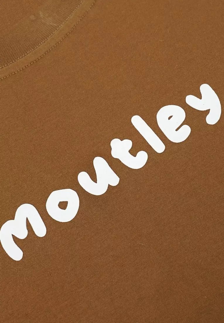 Moutley Men's T-Shirt Short Sleeve Oversized Fit Cotton 20s Daniel OL-C110725