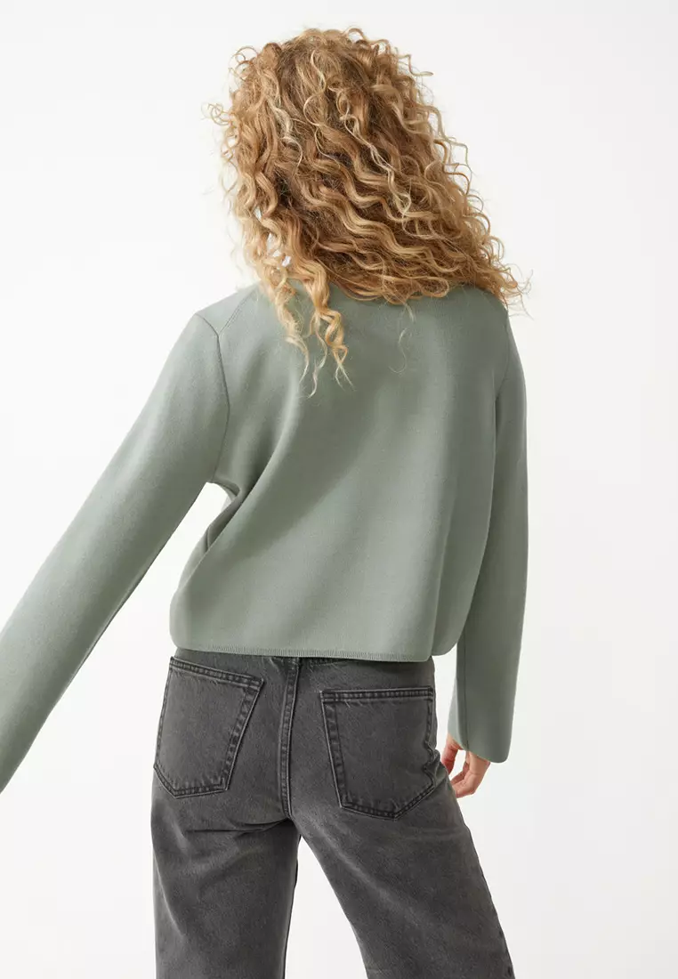 Boxy Turtleneck Knit Jumper