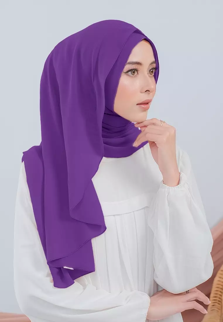 HIJAB INSTAN LUBNA - DARK PURPLE
