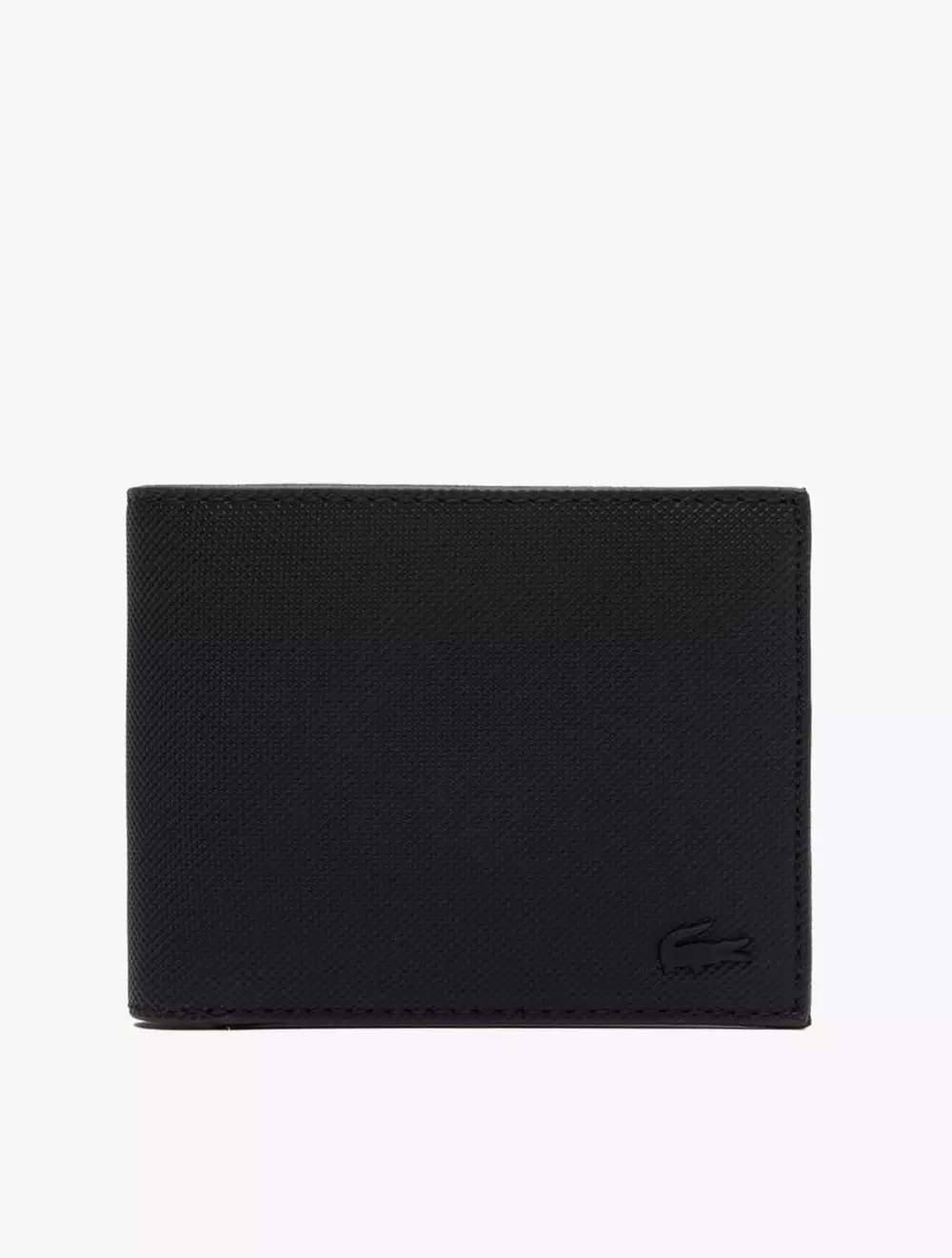 Jual Lacoste Men's Classic Small Folding Wallet - Black Original 2024 ...