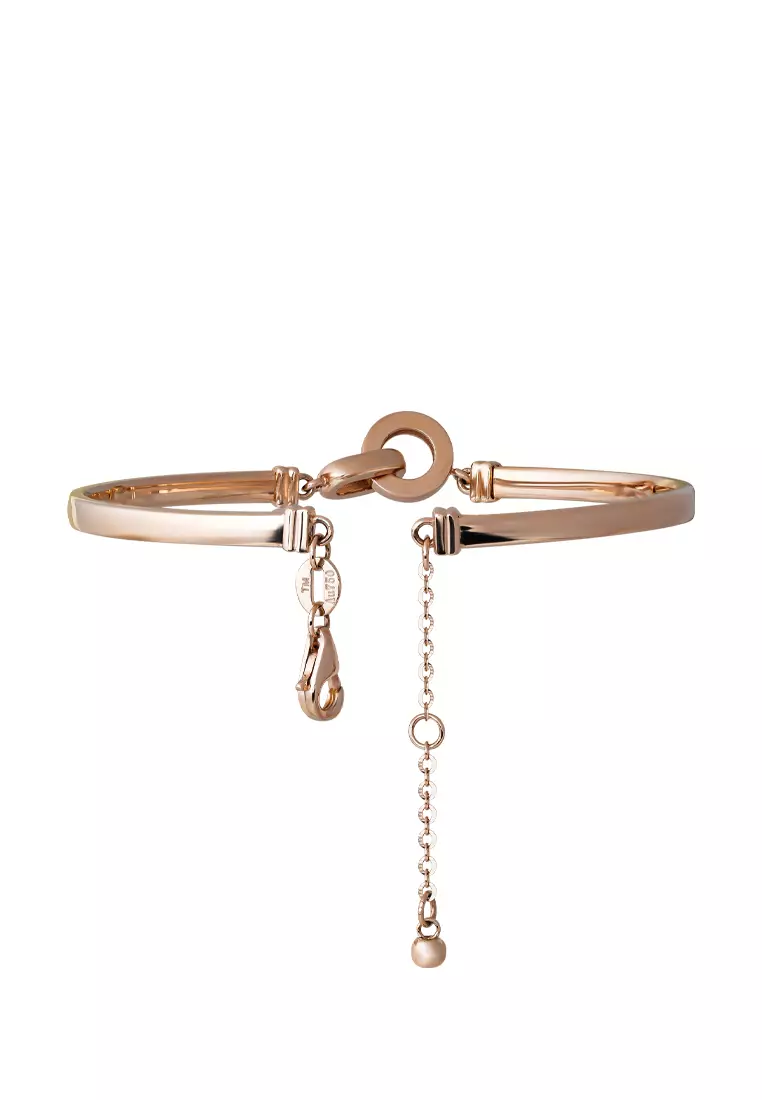 TOMEI 【携手一生】Rouge Collection Forever Bangle, Rose Gold 750