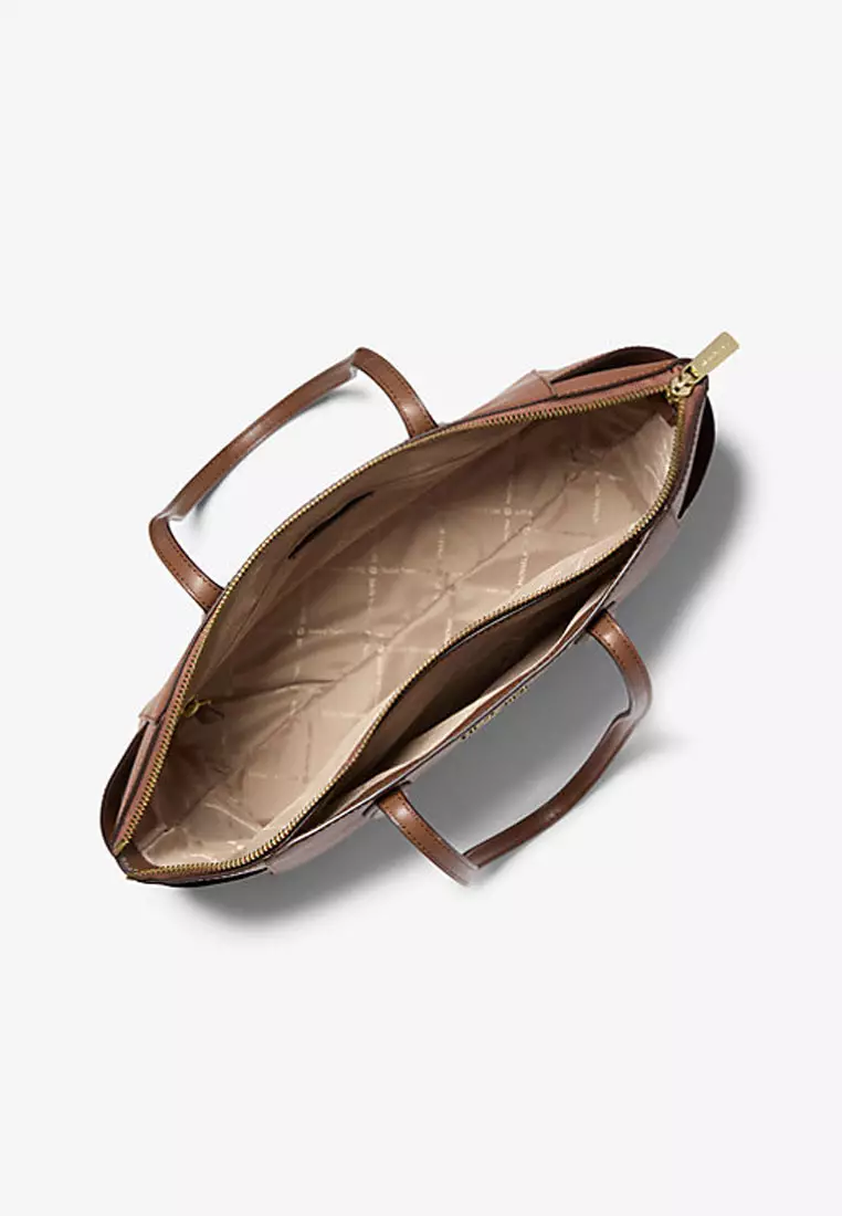 Marilyn Medium Saffiano Leather Tote Bag