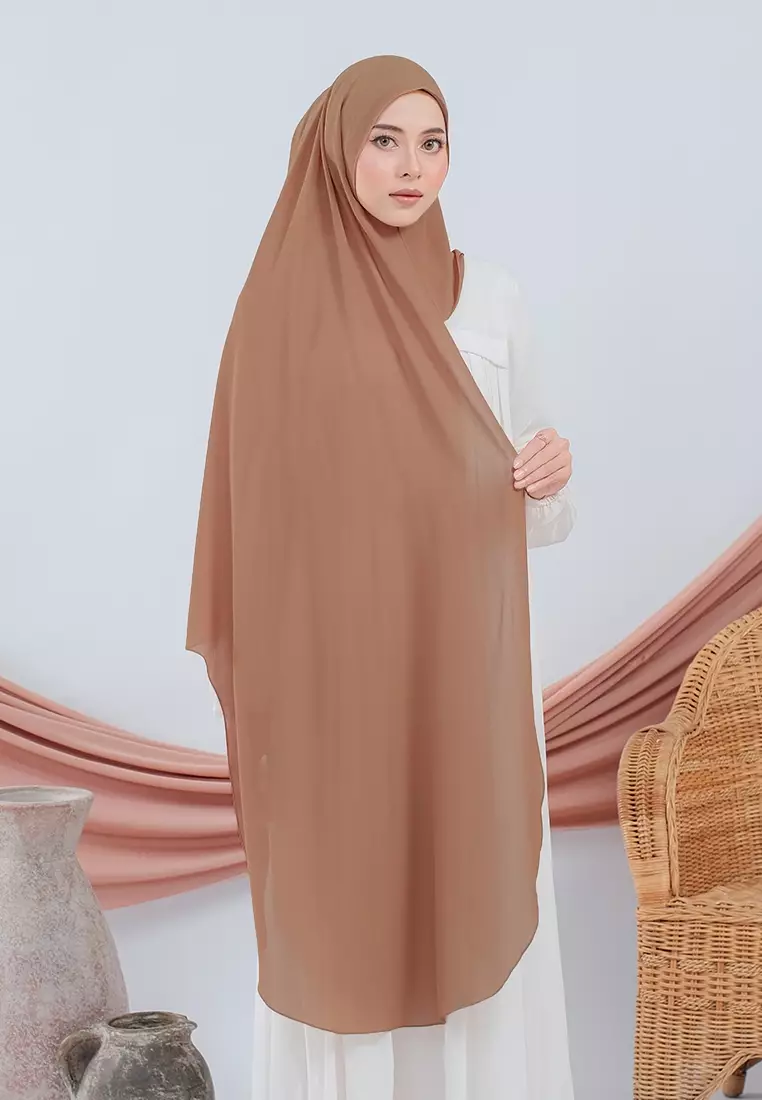 HIJAB INSTAN SABIYA - CHOCO