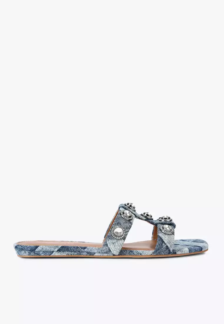 Discount on Kurt Geiger  shoes - SKU: Octavia Dress Sandal Denim