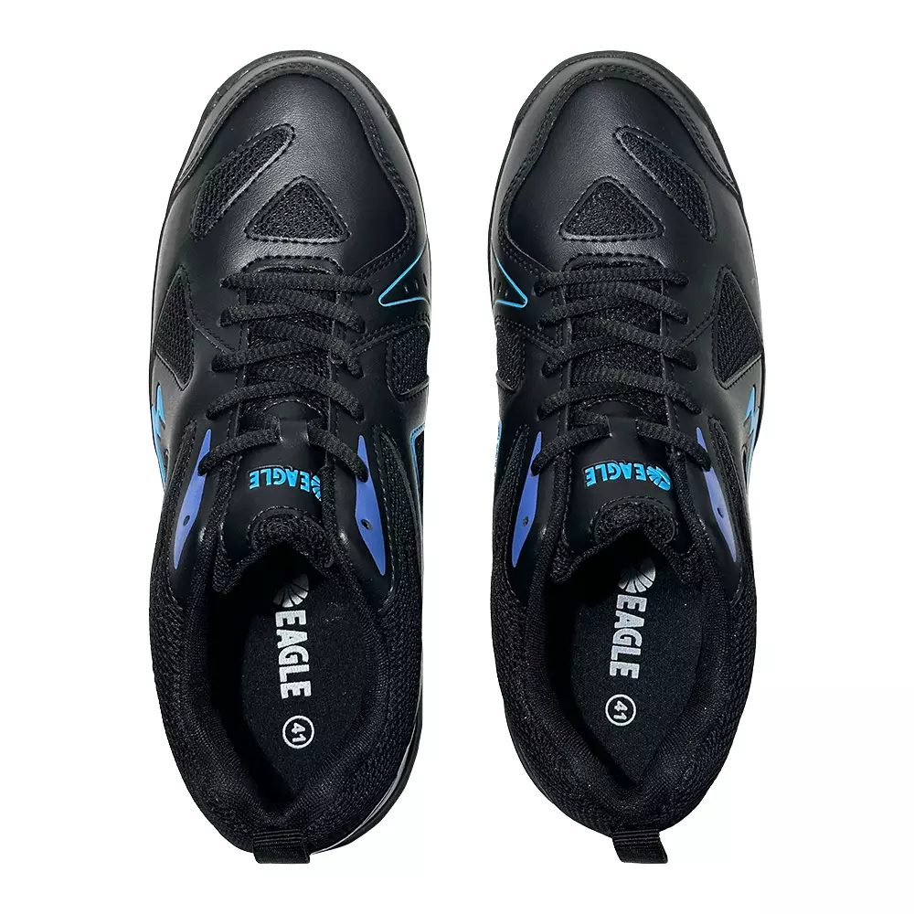 Eagle Sepatu Badminton Vector - HITAM/BIRU