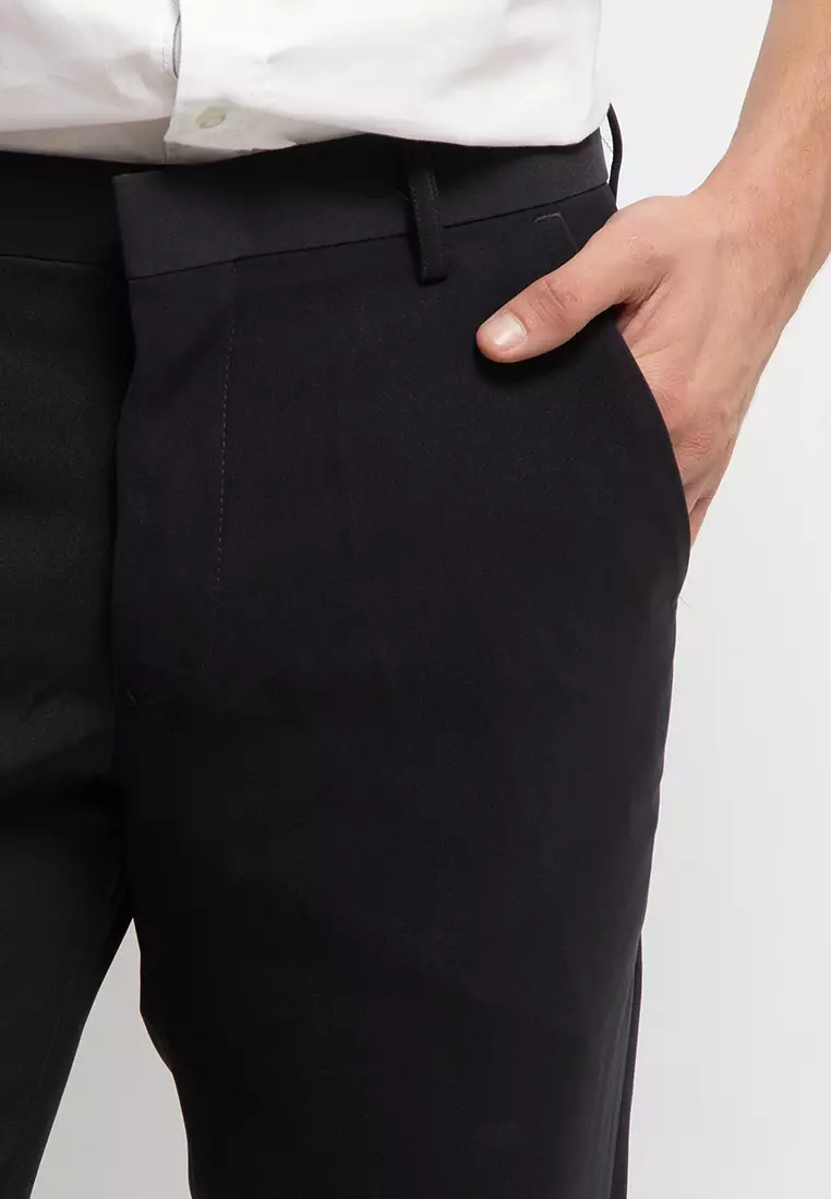 Imp Slimfit Celana Formal Dark Grey