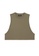 Gen Woo green Drop Arm Vest by Gen Woo ABC39AA1CDF315GS_6