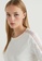 United Colors of Benetton white T-shirt with lace details E951EAABAF6A01GS_3