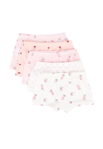 Milliot & Co. pink Printed Panties 17FC6KA02DB396GS_1