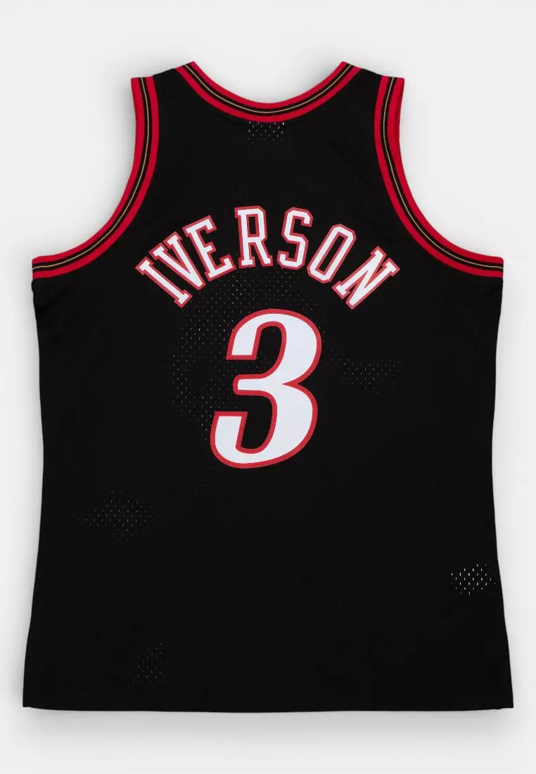 #3 Allen Iverson 1997 Philadelphia 76ers Swingman Basketball Jersey