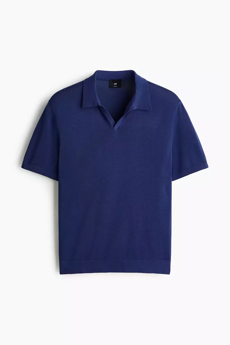 Regular Fit V-neck polo shirt