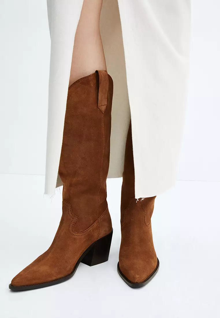 Mango deals boots cowboy